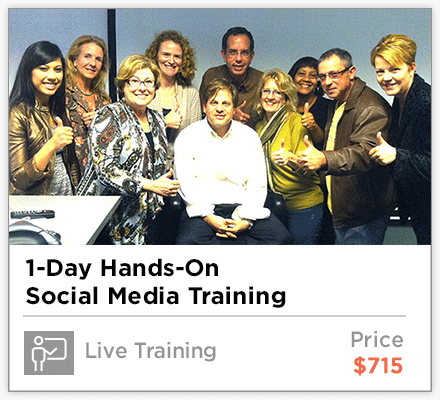 1-Day Hands-On Social Media Training